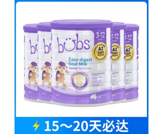 【12月大促】【快线】【新西兰直邮包邮】Bubs 儿童山羊A2配方奶粉4段 800克x6罐（3-12岁适用）【收件人身份证必须上传】【新疆、西藏、内蒙古、青海、宁夏、海南、甘肃，需加收运费】